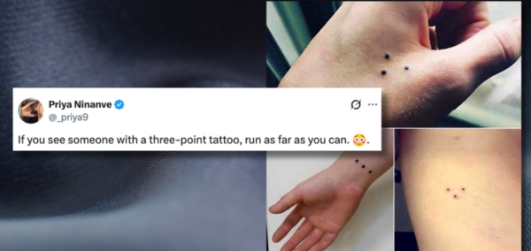 three dots tattoo