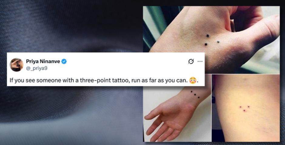 three dots tattoo