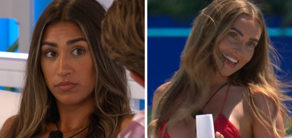 Priya and Elicia on Love Island 2026