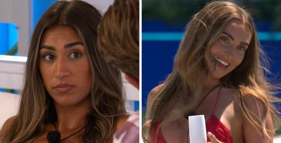 Priya and Elicia on Love Island 2026