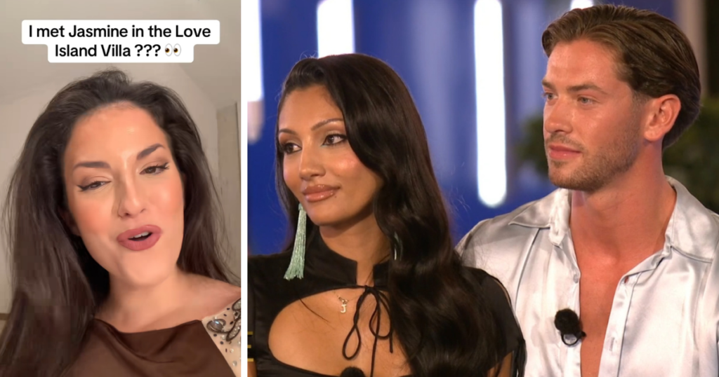Jasmine during the Love Island 2026 final