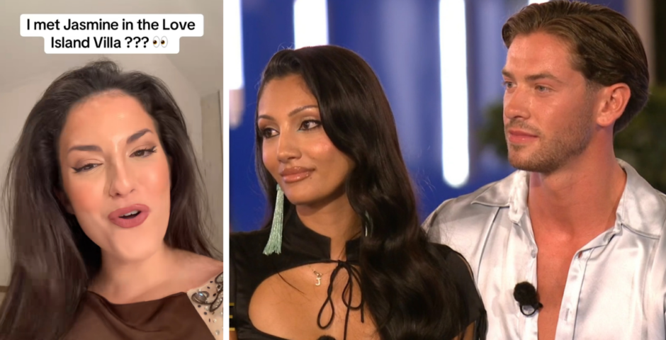 Jasmine during the Love Island 2026 final