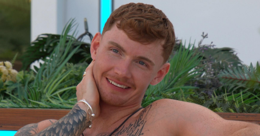 Jack Keating on Love Island