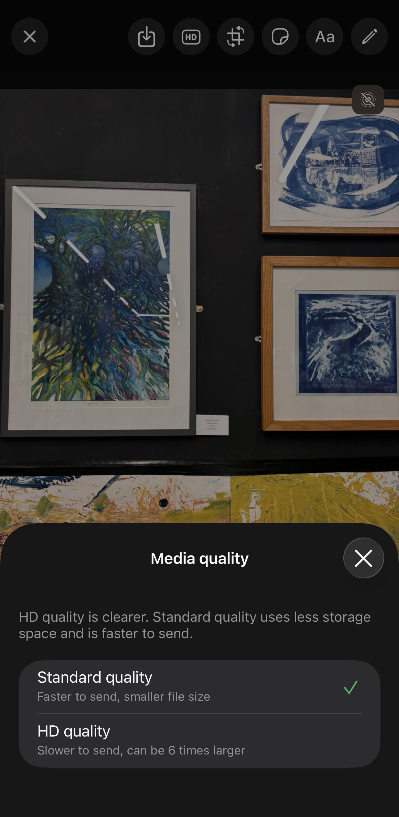 WhatsApp trick photos original quality