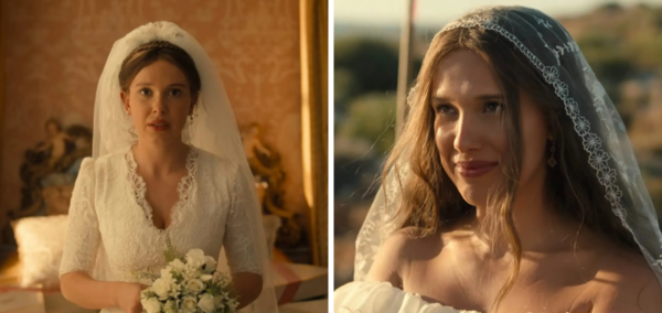 Hidden meaning wedding dresses Enola Holmes 3