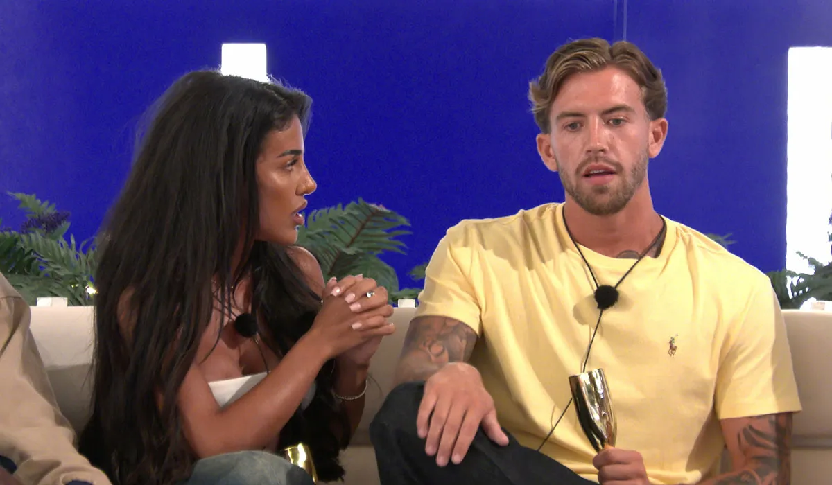 Love Island Tina Aidan played game
