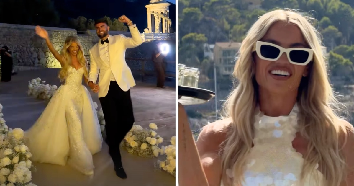 The police were called to Molly and Tom's wedding and gave Love Islander strict warning