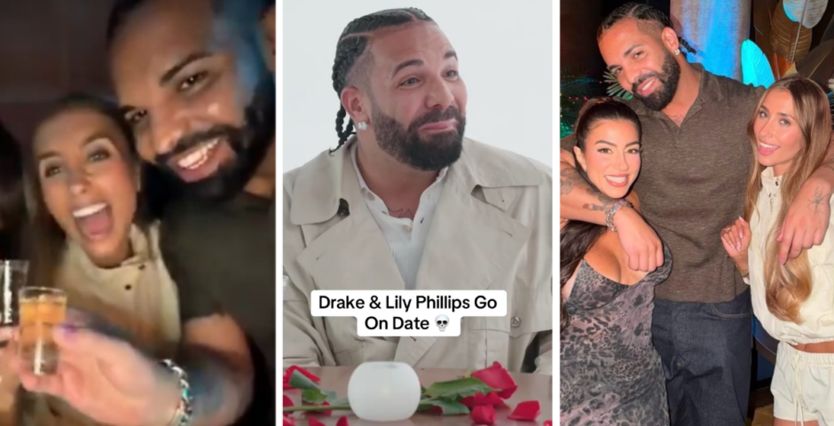 Lily Phillips on a date with Drake