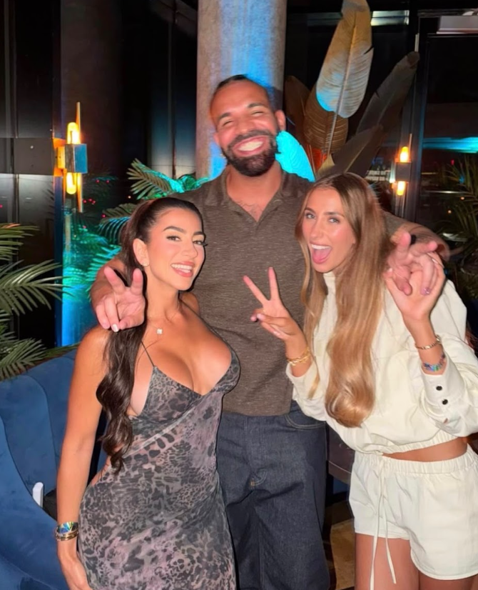 Lily Phillips and Drake