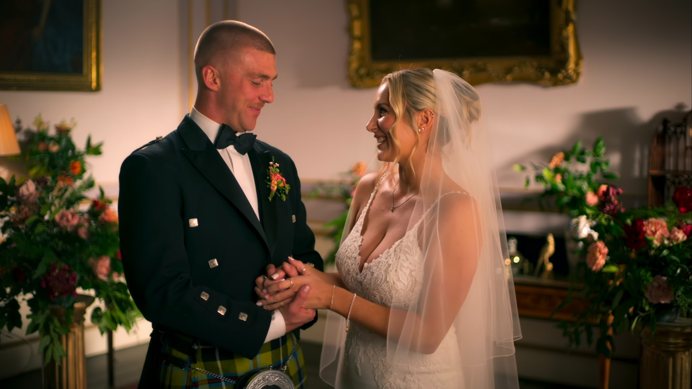 faye and jack at the wedding woah love is blind
