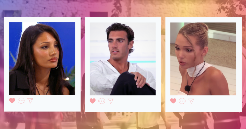 love island uk 2026 instagram drama jasmine lorenzo julia