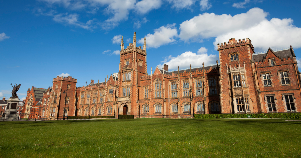 Queens University Belfast's very Instagrammable building russell group unis more students