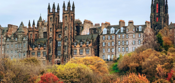 the university of edinburgh and some other old buildings there which btw is one of the worst russell group universities for student loans debt etc