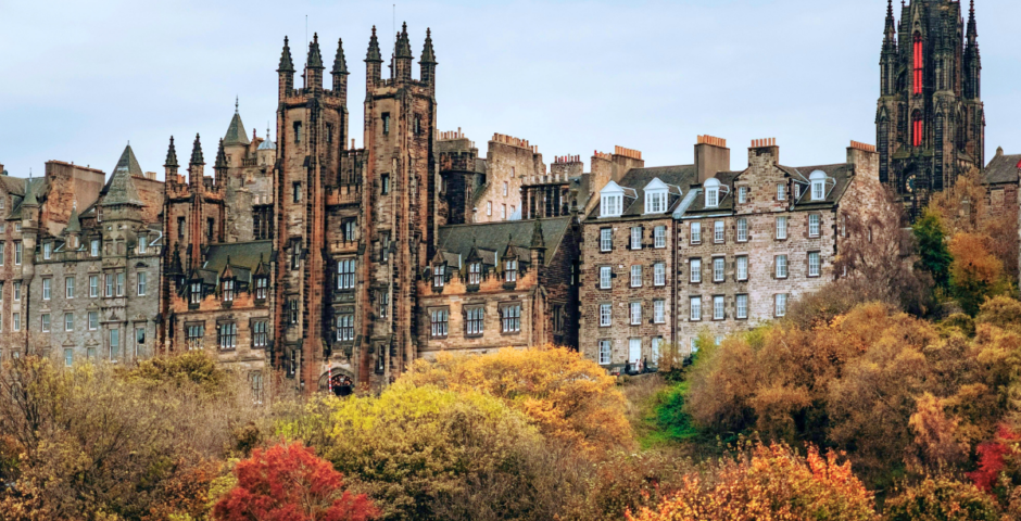 the university of edinburgh and some other old buildings there which btw is one of the worst russell group universities for student loans debt etc