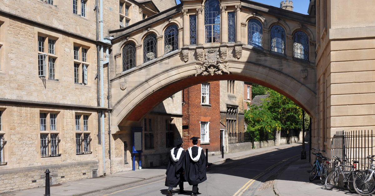 The Bridge of Sighs at the University of Oxford