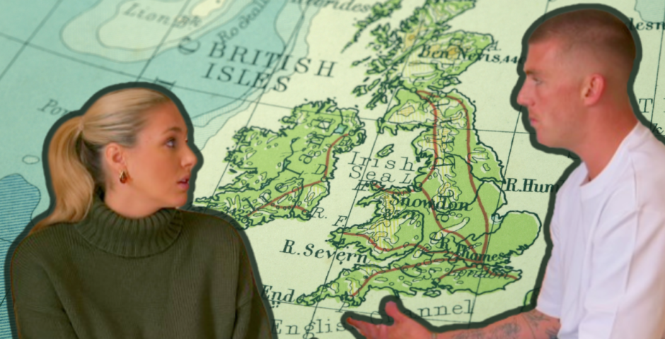 love is blind uk season three how far apart do the couples live from each other distance gap here is a map and faye and jack