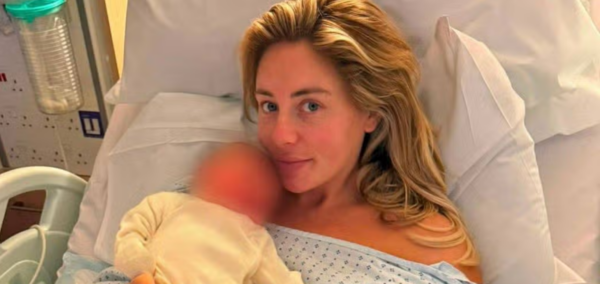Bonnie Blue with her baby