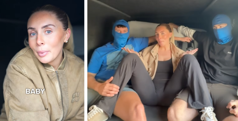 Bonnie Blue getting her baby involved with Bang Bus