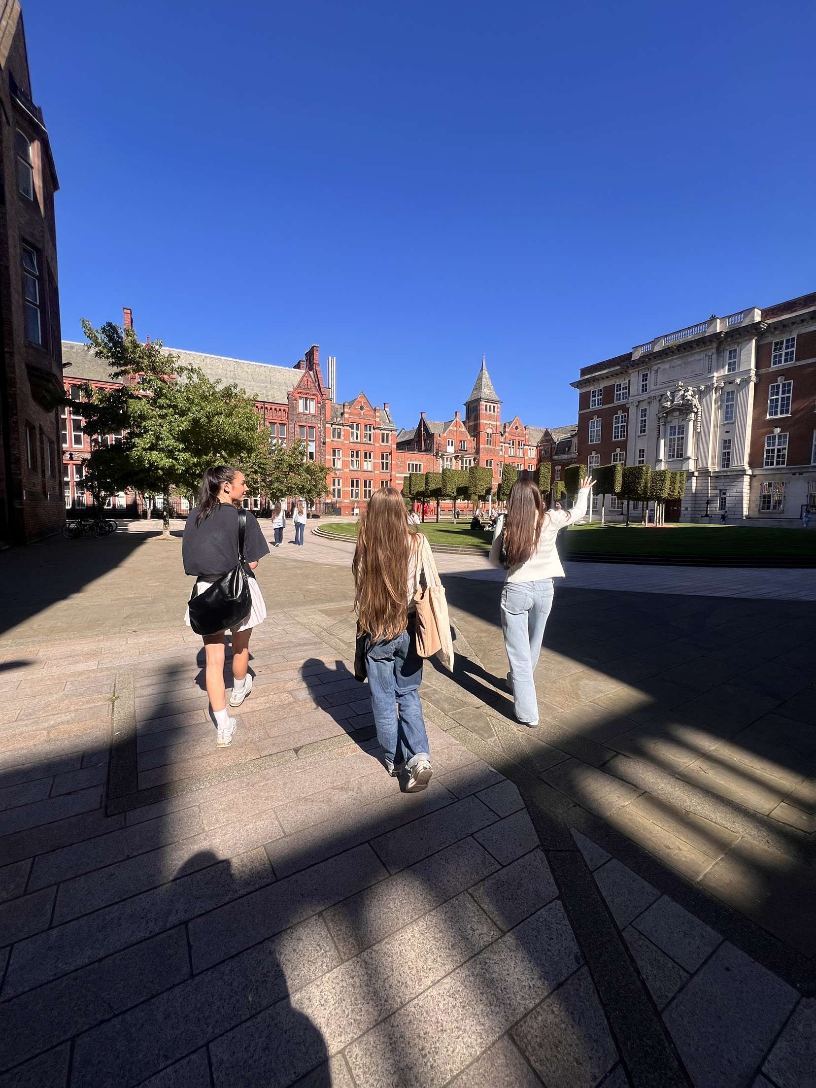 Students at the University of Liverpool a russell group uni
