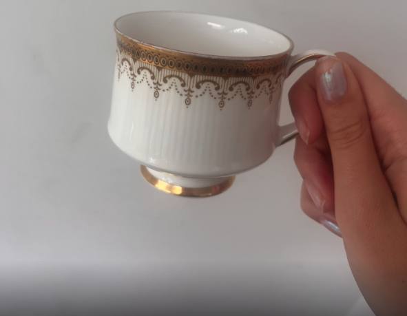 a fancy-looking teacup 