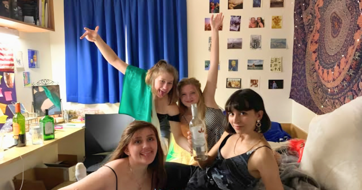 london university students in their halls which i hope are free from bed bugs