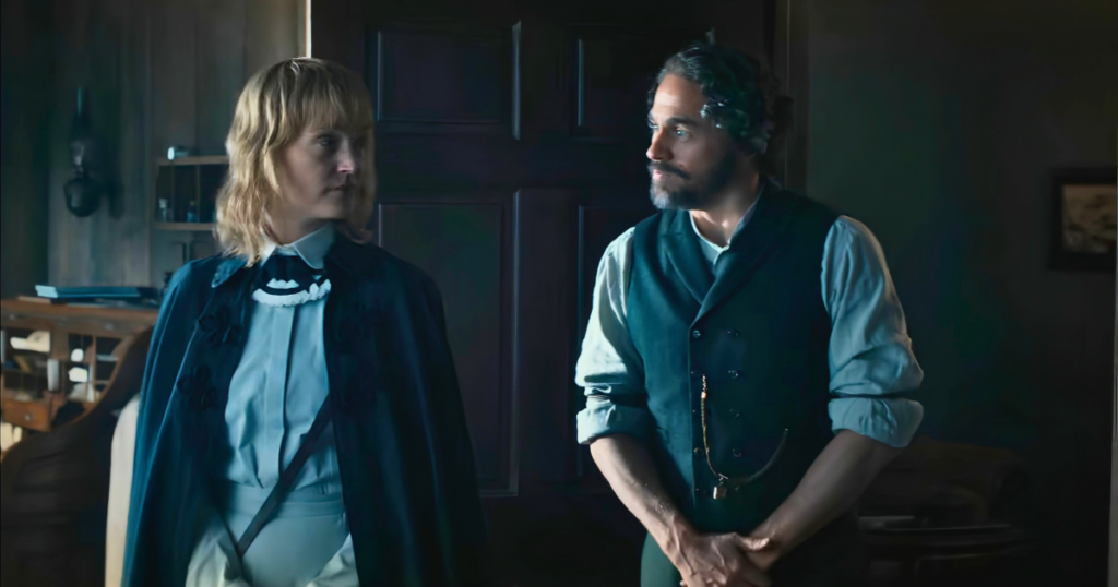 andrew borden and maggie in netflix: the lizzie borden story
