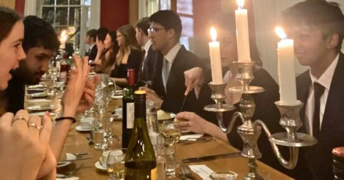 Cambridge students at a dramatic-looking formal best uk universities for each subject