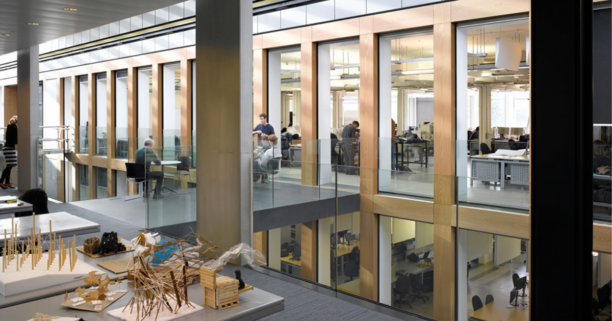 The architecture department at Oxford Brookes University which has fallen down the times's rankings many places