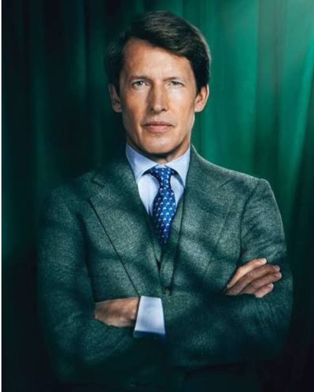 James Blunt's promo pic for The Celebrity Traitors