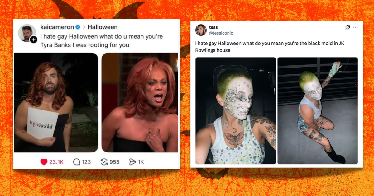 The origins of the ‘I hate gay Halloween' meme as queer people dress up in stupidly niche costumes
