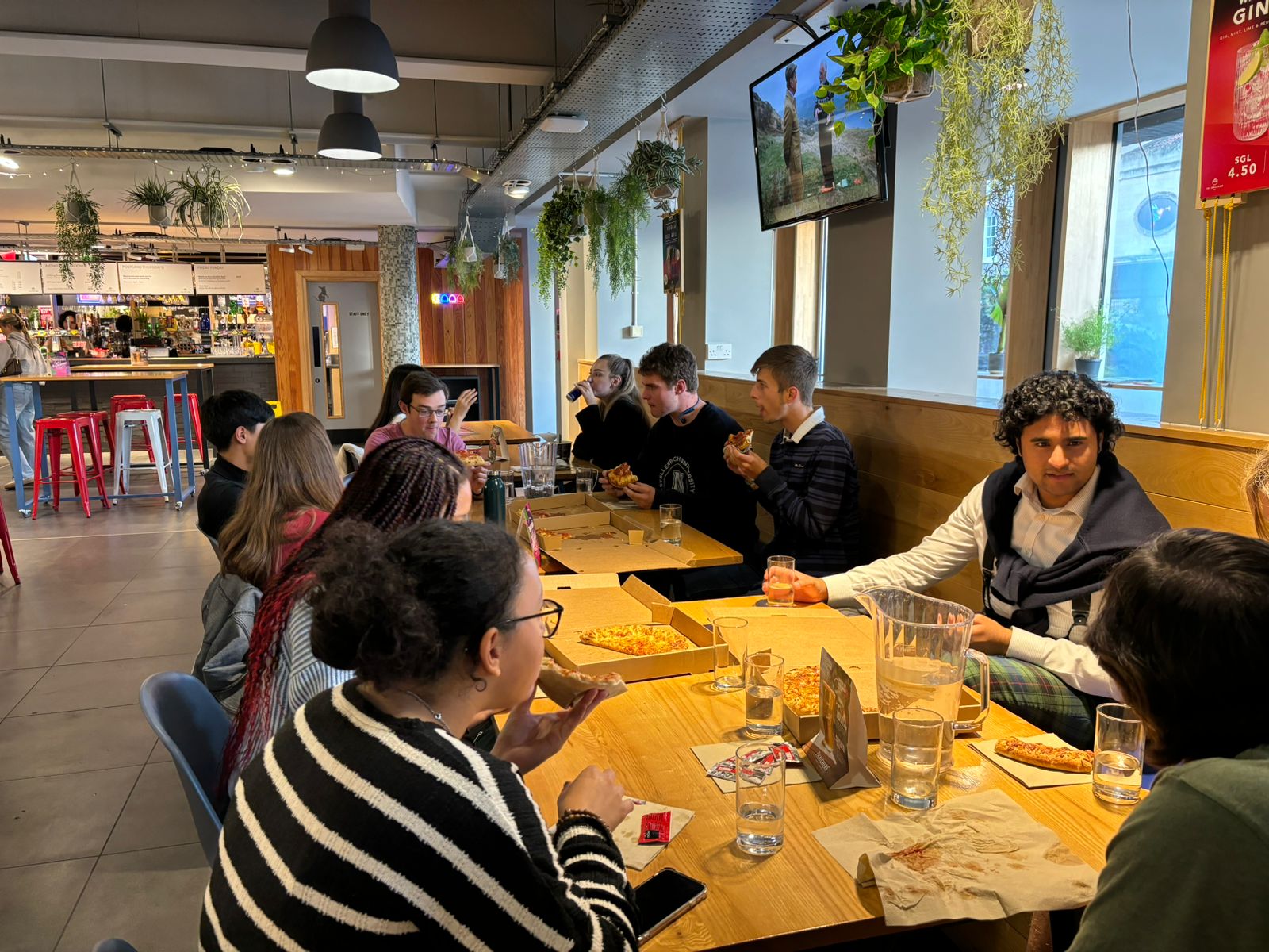 A 'Pro-Life Pizza Night' at Bristol(Credit: Bristol Students for Life)