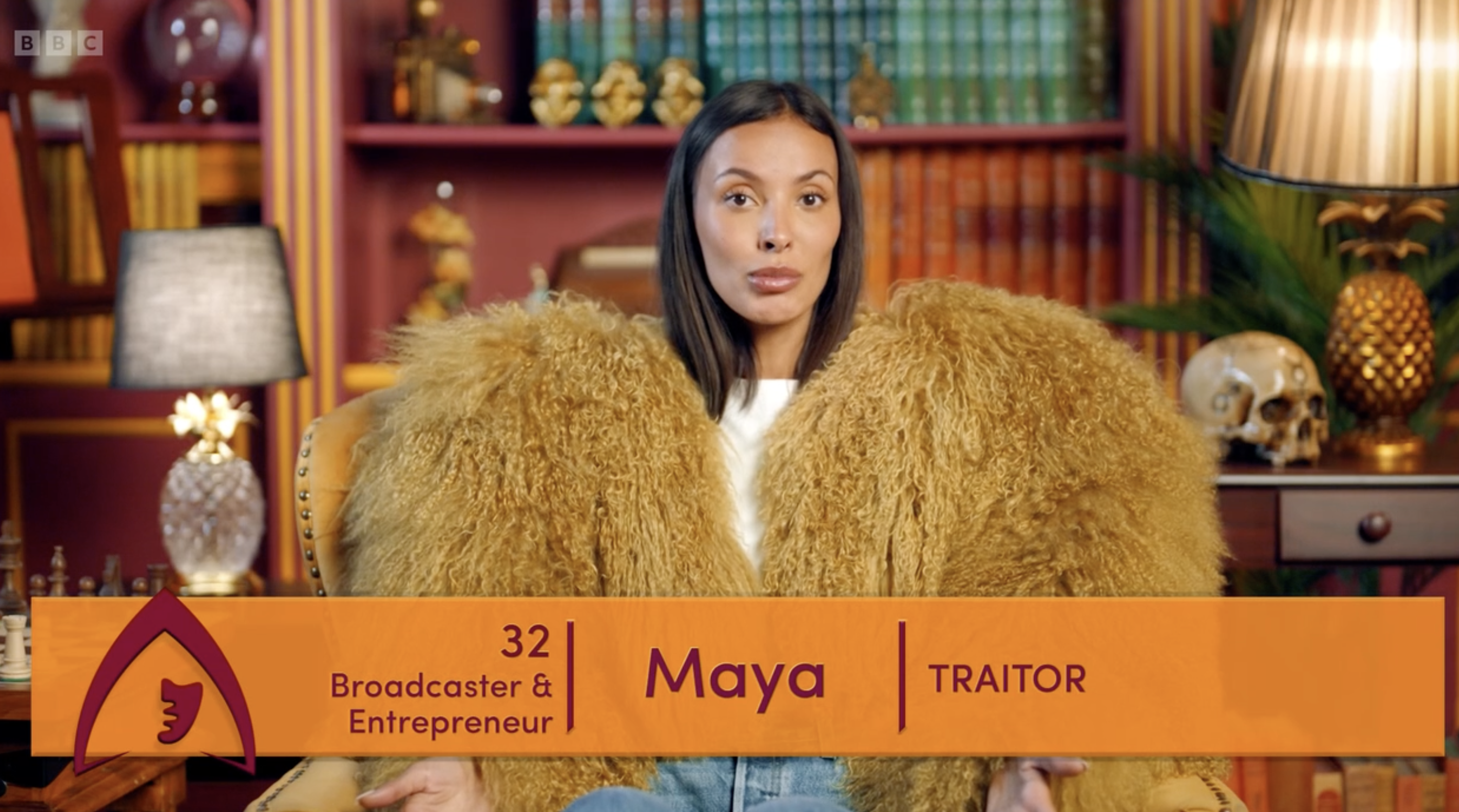 Maya Jama wardrobe Celebrity Traitors