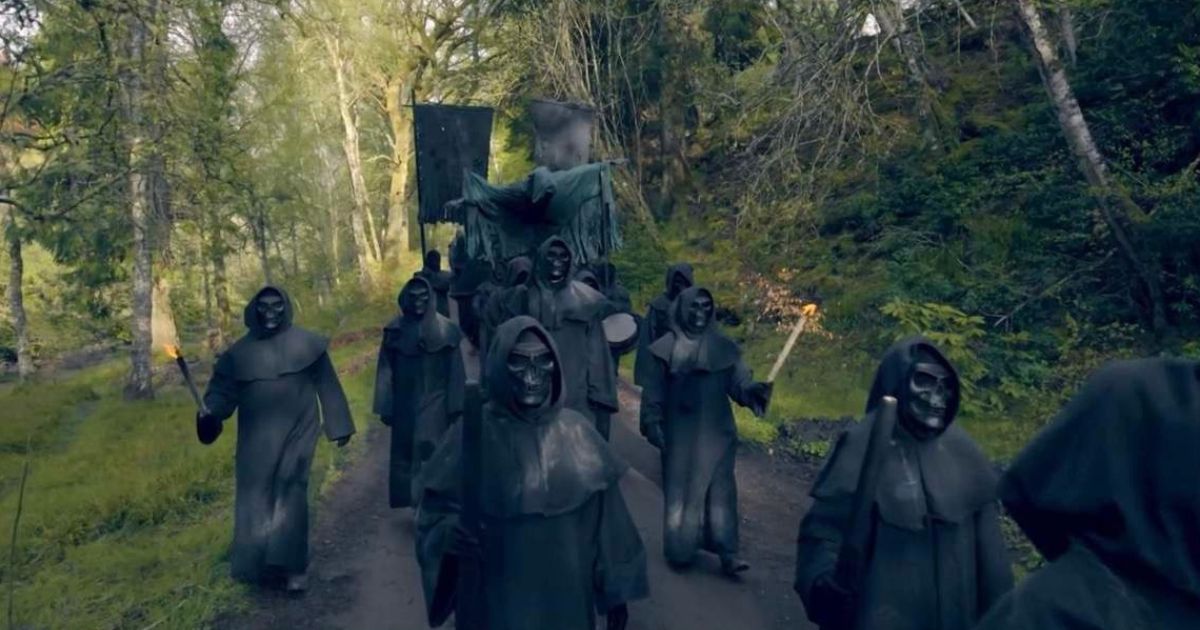 Hooded figures on Traitors