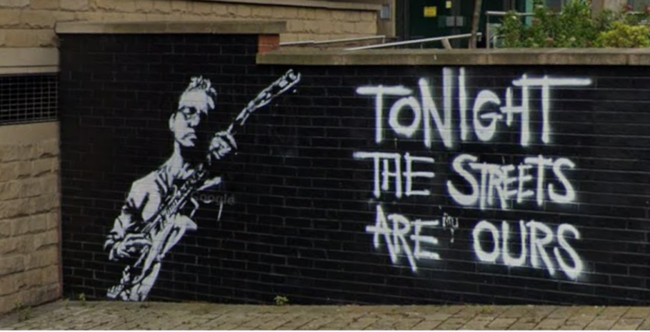 Richard Hawley Mural on Ecclesall Road