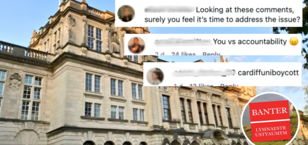 cardiff uni banter meme page confessions post