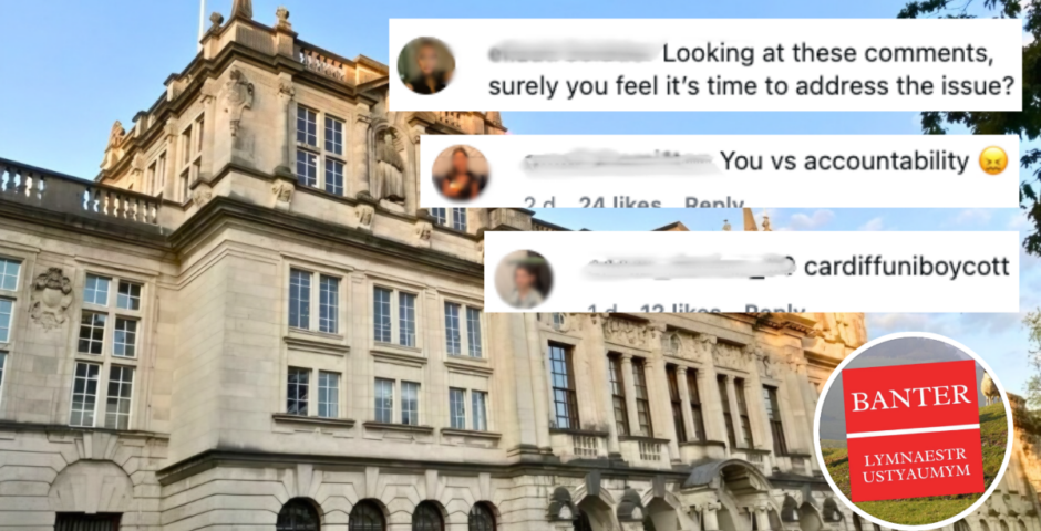cardiff uni banter meme page confessions post