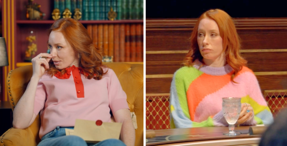 the celebrity traitors hannah fry jumpers