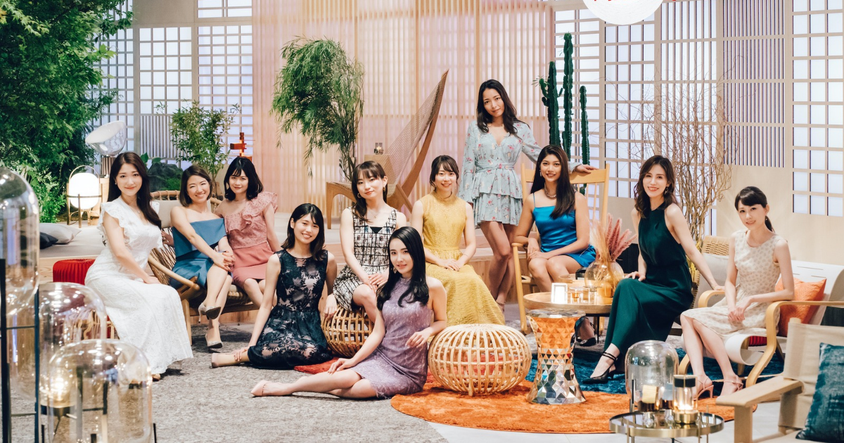 The girlies from Love Is Blind: Japan(Credit: Netflix)