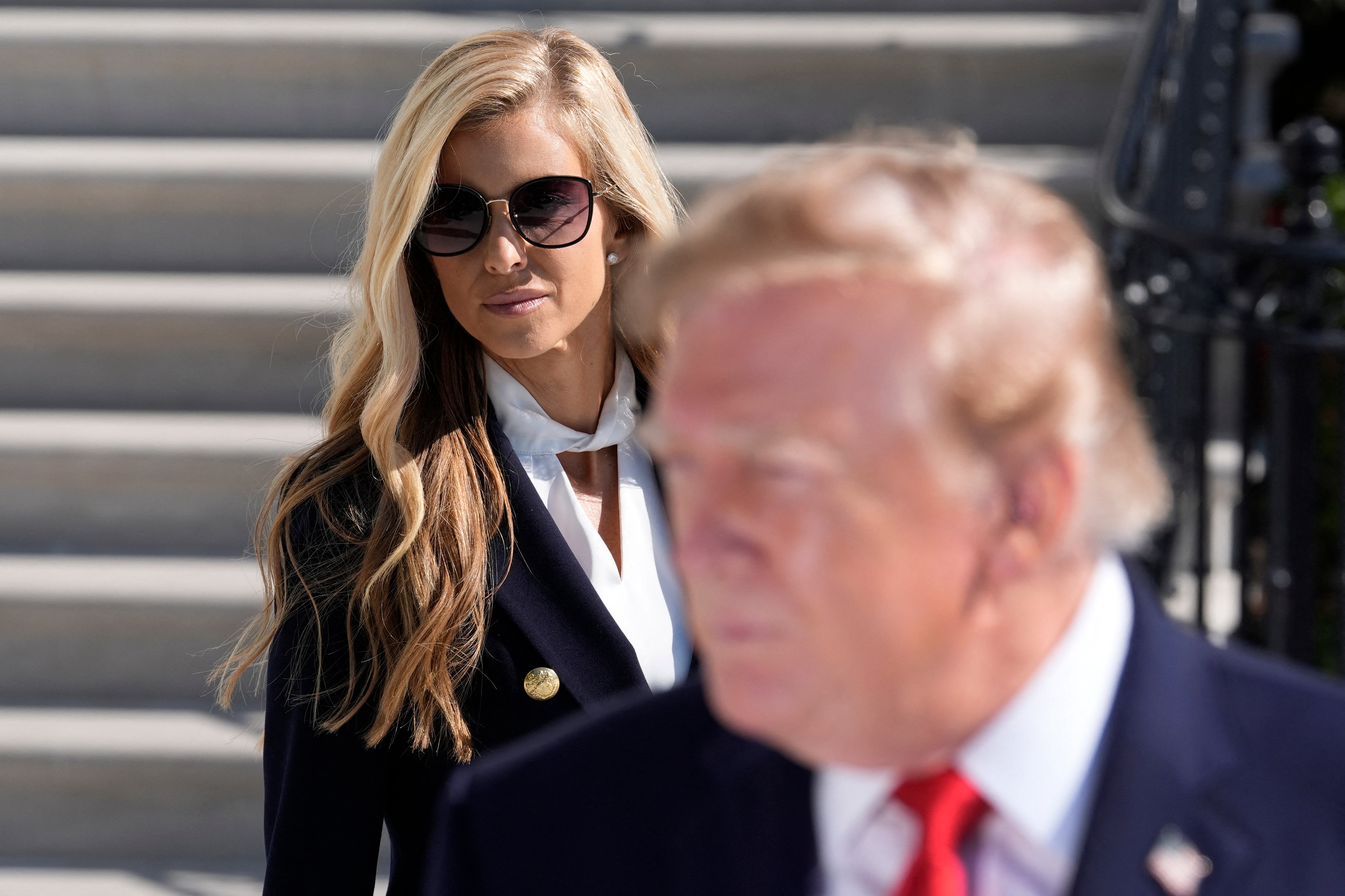 Katie Zacharia and Donald Trump