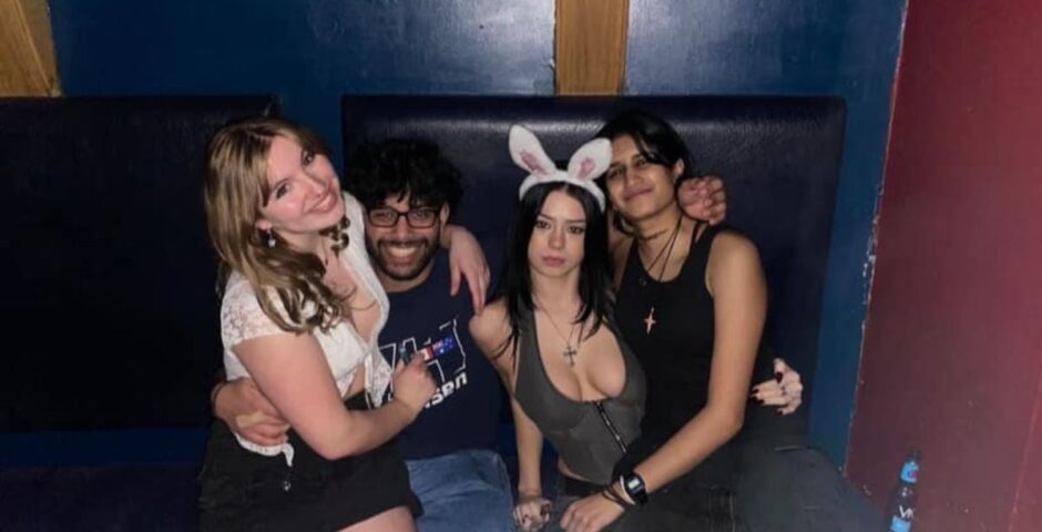 University of Nottingham students on a night out