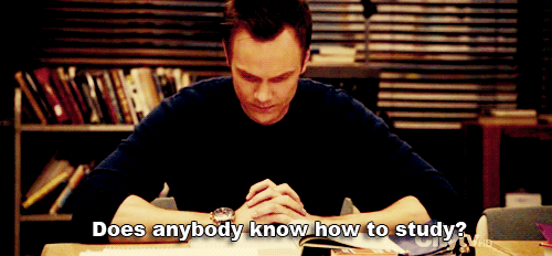 In the library...after 5 minutes...