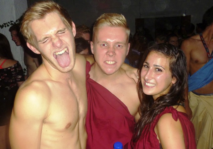 Yes, we were this sweaty.