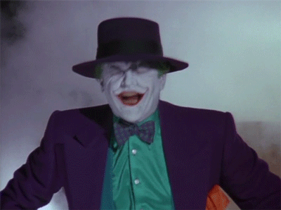 Allegedly, Jack Nicholson's Joker was based on his college experiences.