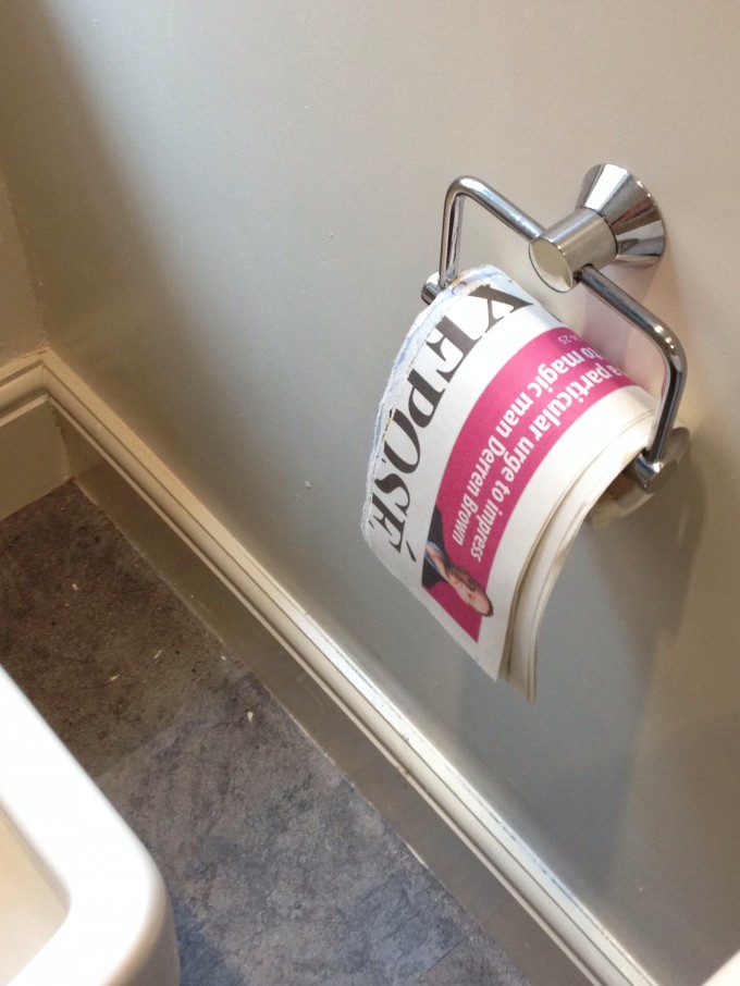 You could even have a flick through it on the throne