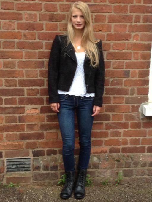 textured jacket Charlotte