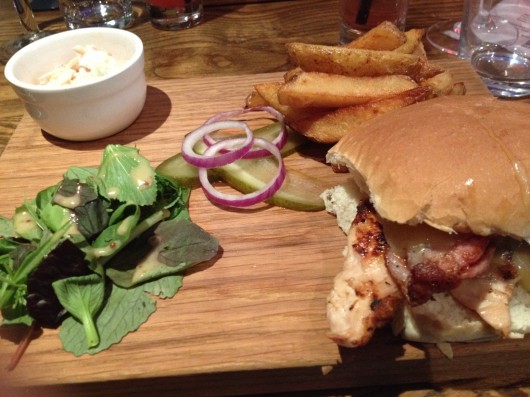 Chicken AND bacon: a meat lover's heaven