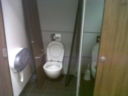 The traditional open, oriental-style toilet