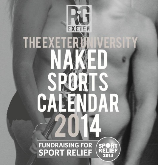 The cover for the 2014 Naked Sports Calendar.