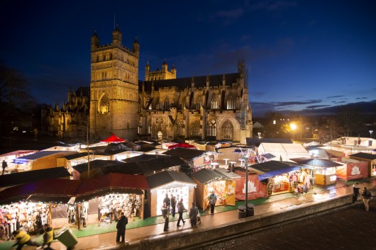 2012's Christmas Market on Cathedral Green
