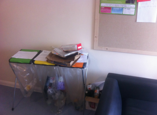 Dominoes boxes, a permanent resident